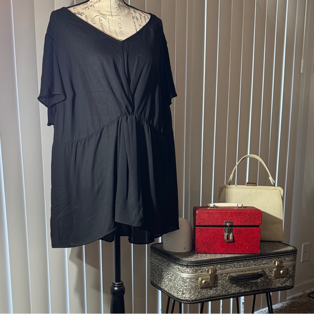 Elegant Black Women's Top